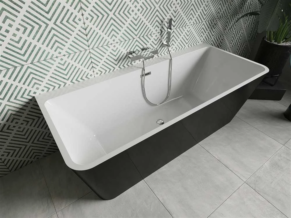Vonia Mexen Volta, 170 x 75 cm, Baltas/Juodas+Chrome