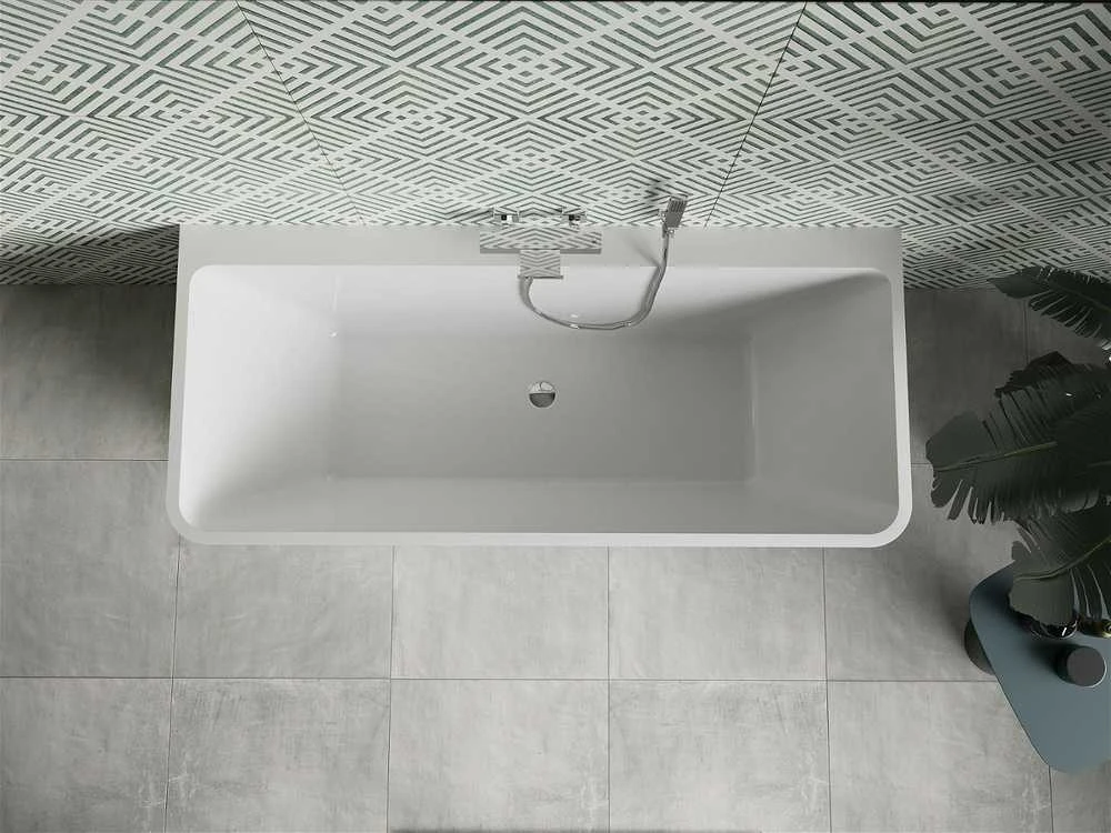 Vonia Mexen Volta, 170 x 75 cm, Baltas/Juodas+Chrome