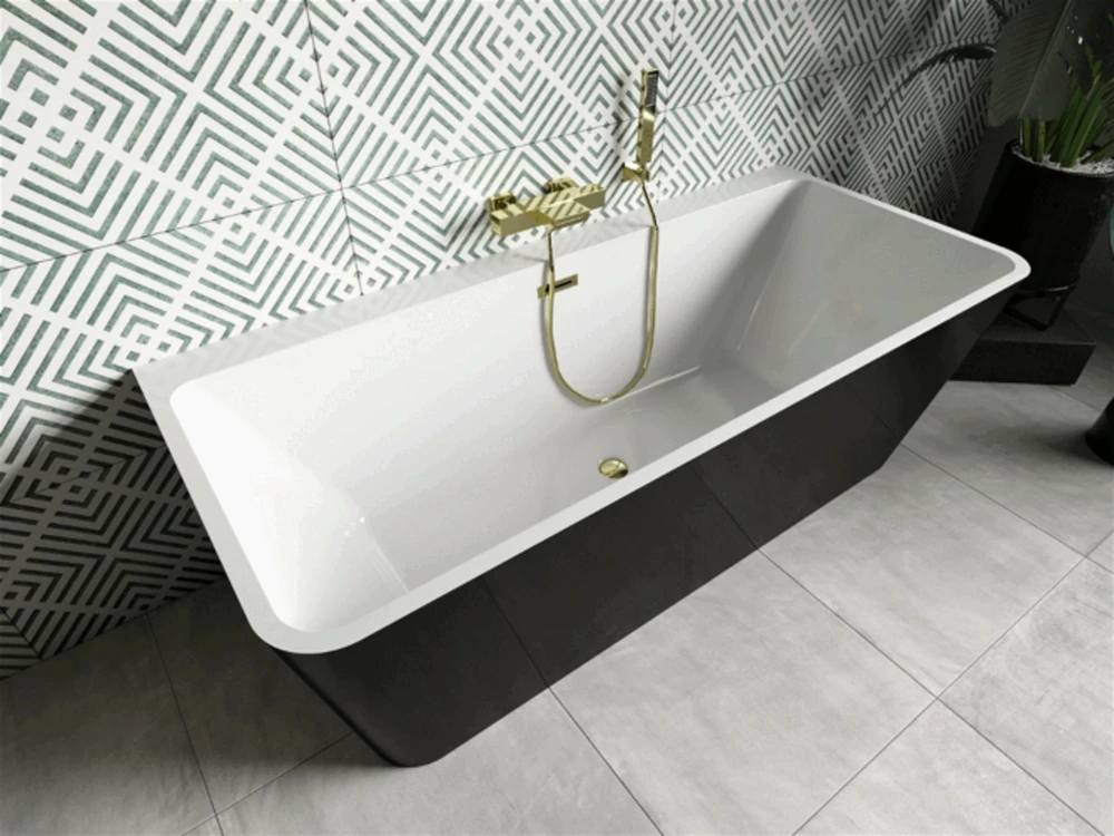 Vonia Mexen Volta, 170 x 75 cm, Baltas/Juodas+Gold