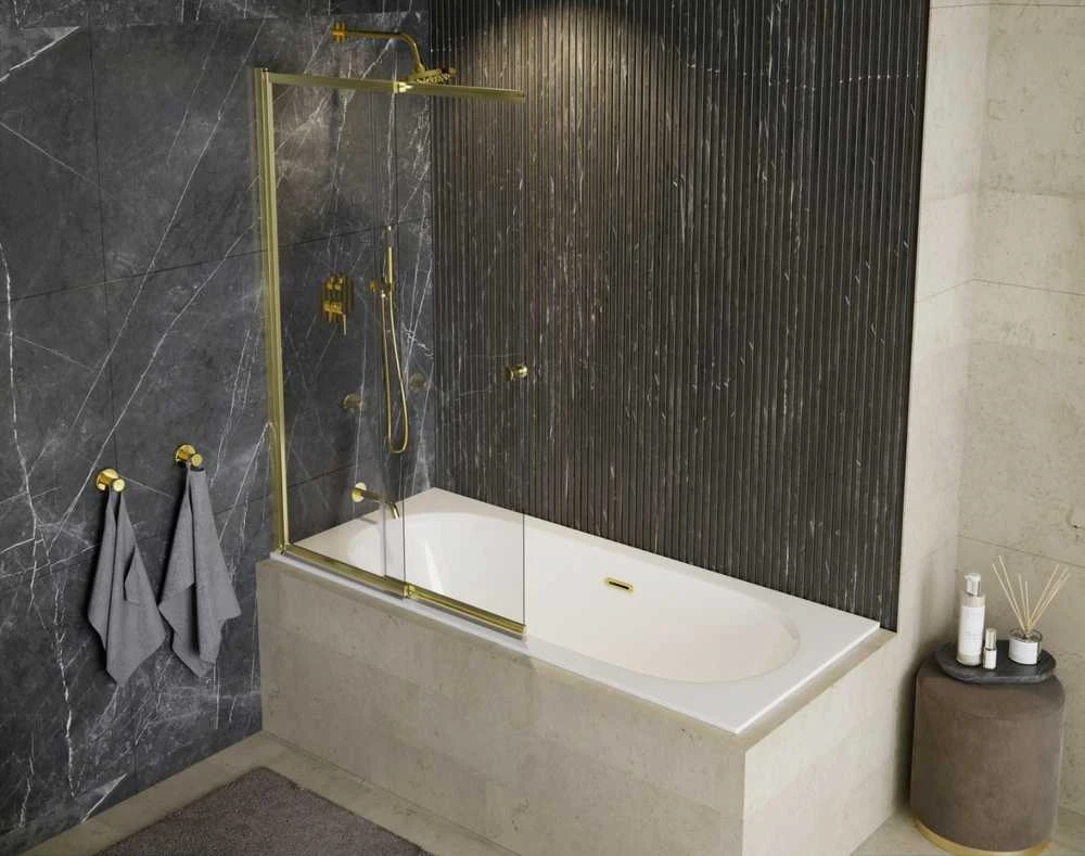 Vonios sienelė Besco Easy Slide Gold, 100 x 150 cm