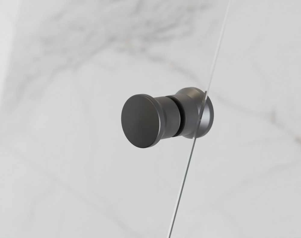 Vonios sienelė Besco Easy Slide Gun Metal, 100 x 150 cm