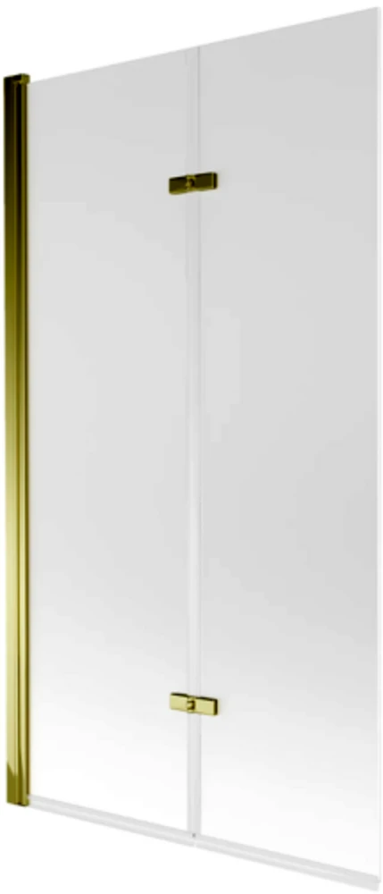Vonios sienelė Mexen Castor II, Gold/matinis stiklas, 100 x 150 cm