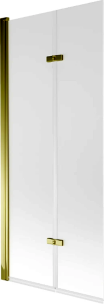 Vonios sienelė Mexen Castor II, Gold/matinis stiklas, 80 x 150 cm