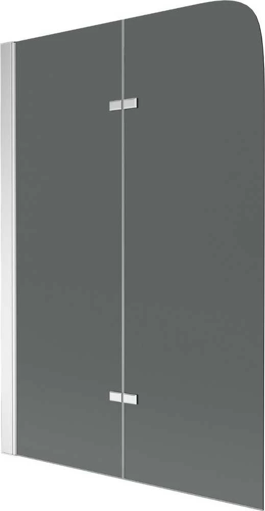 Vonios sienelė Mexen Felix II, 100 x 140 cm, Graphite/Chrome