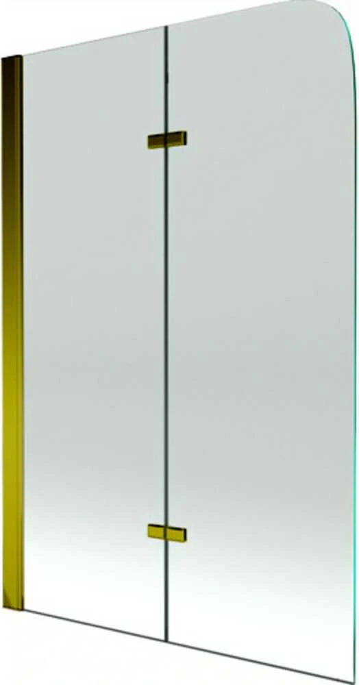 Vonios sienelė Mexen Felix II, 80 x 140 cm, Gold/Transparent