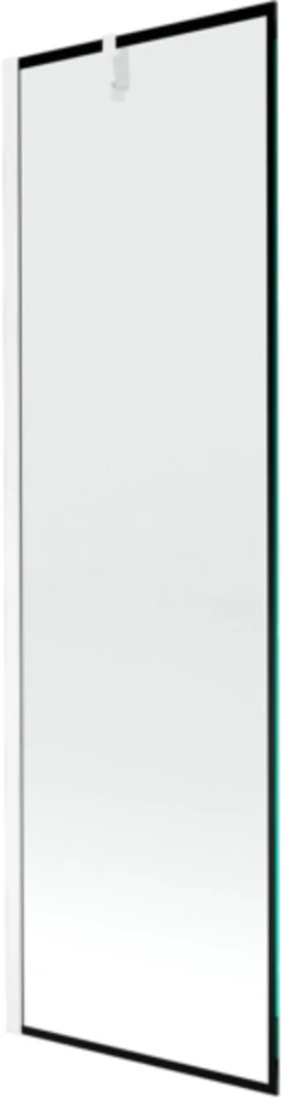 Vonios sienelė Mexen Next I, Chrome/Juodas frame, 60 x 150 cm