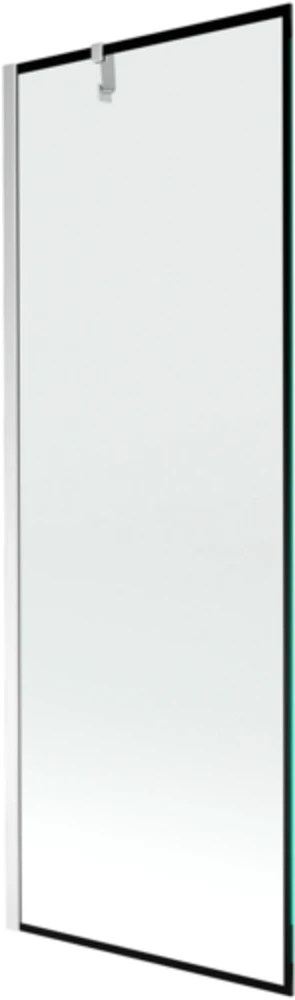 Vonios sienelė Mexen Next I, Chrome/Juodas frame, 70 x 150 cm