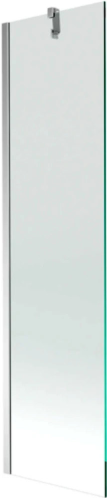 Vonios sienelė Mexen Next I, Chrome/Transparent, 50 x 150 cm