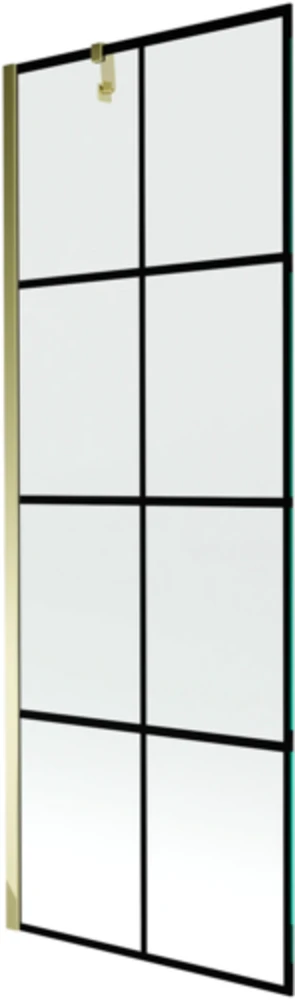Vonios sienelė Mexen Next I, Gold/juodas raštas, 70 x 150 cm