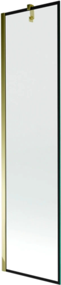 Vonios sienelė Mexen Next I, Gold/Juodas frame, 50 x 150 cm