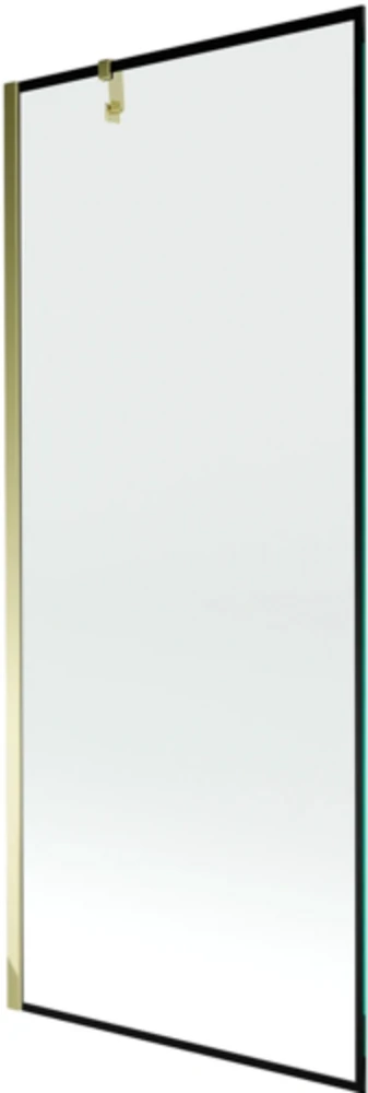 Vonios sienelė Mexen Next I, Gold/Juodas frame, 80 x 150 cm
