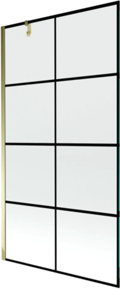 Vonios sienelė Mexen Next I, Gold/juodas raštas, 100 x 150 cm