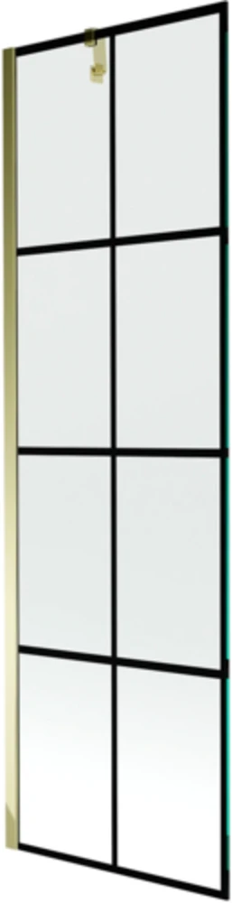 Vonios sienelė Mexen Next I, Gold/juodas raštas, 60 x 150 cm
