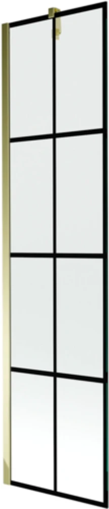 Vonios sienelė Mexen Next I, Gold/juodas raštas, 50 x 150 cm