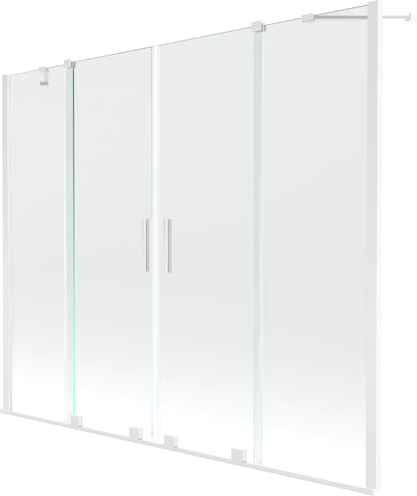Vonios sienelė Mexen Velar Duo II, Baltas, 200 x 150 cm