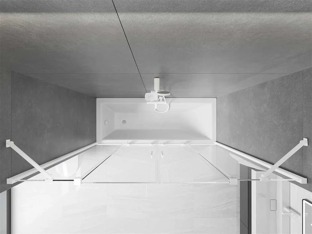 Vonios sienelė Mexen Velar Duo II, Baltas, 140 x 150 cm
