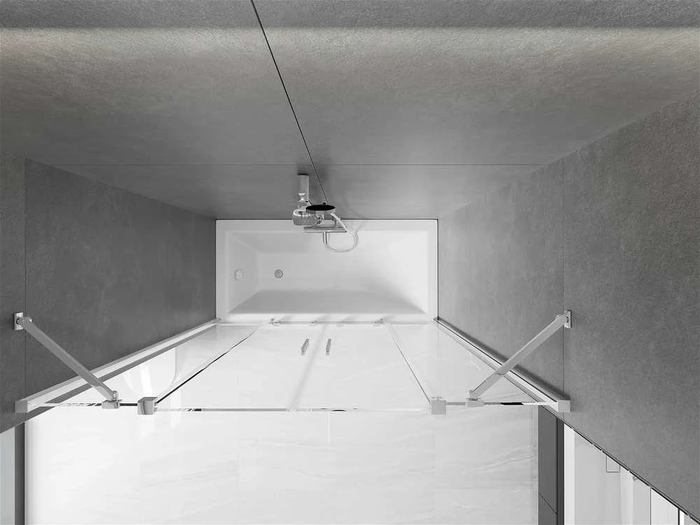 Vonios sienelė Mexen Velar Duo II, Chrome, 170 x 150 cm