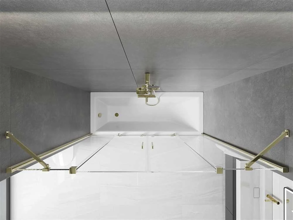 Vonios sienelė Mexen Velar Duo II, Gold, 190 x 150 cm