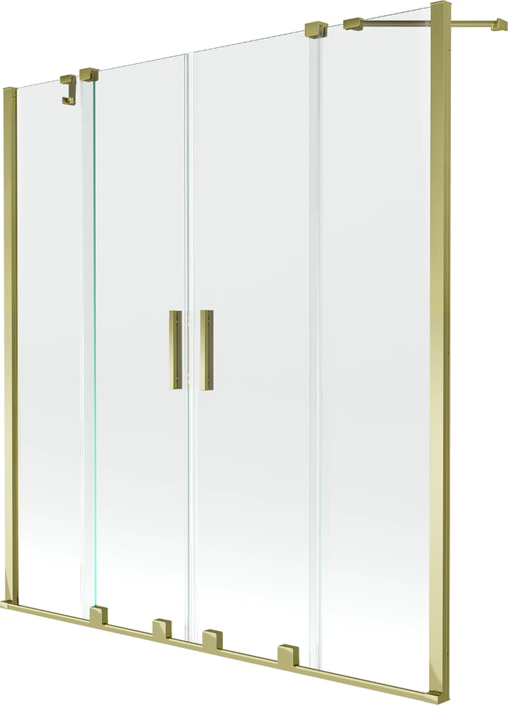 Vonios sienelė Mexen Velar Duo II, Gold, 140 x 150 cm