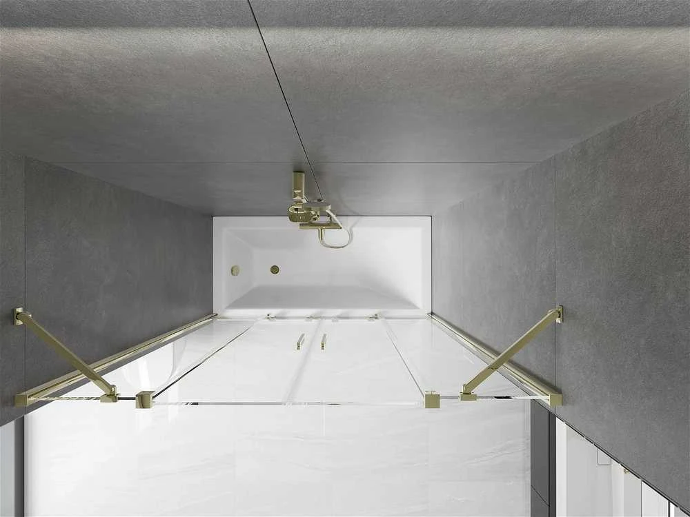 Vonios sienelė Mexen Velar Duo II, Gold, 140 x 150 cm