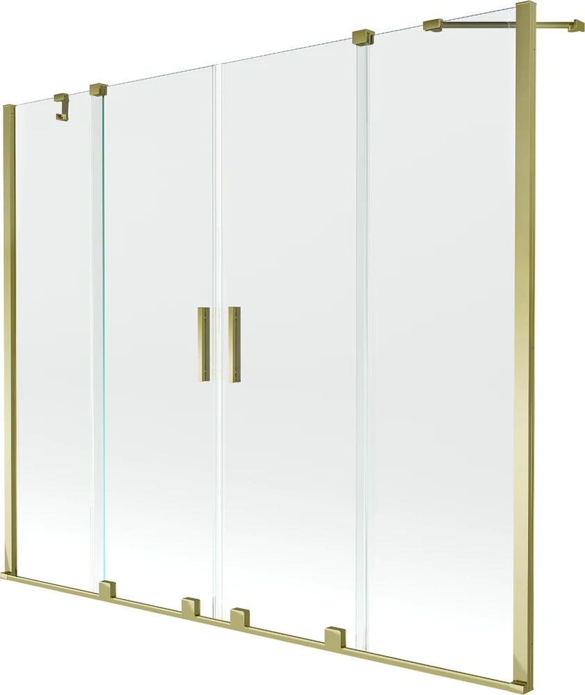 Vonios sienelė Mexen Velar Duo II, Gold, 180 x 150 cm