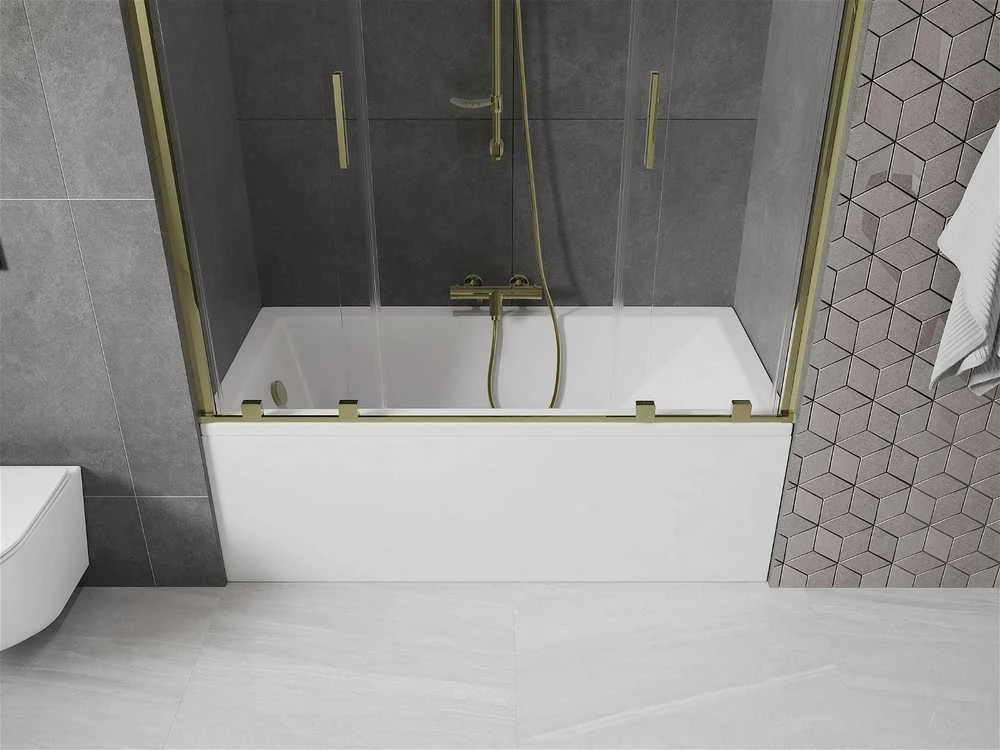 Vonios sienelė Mexen Velar Duo II, Gold, 140 x 150 cm