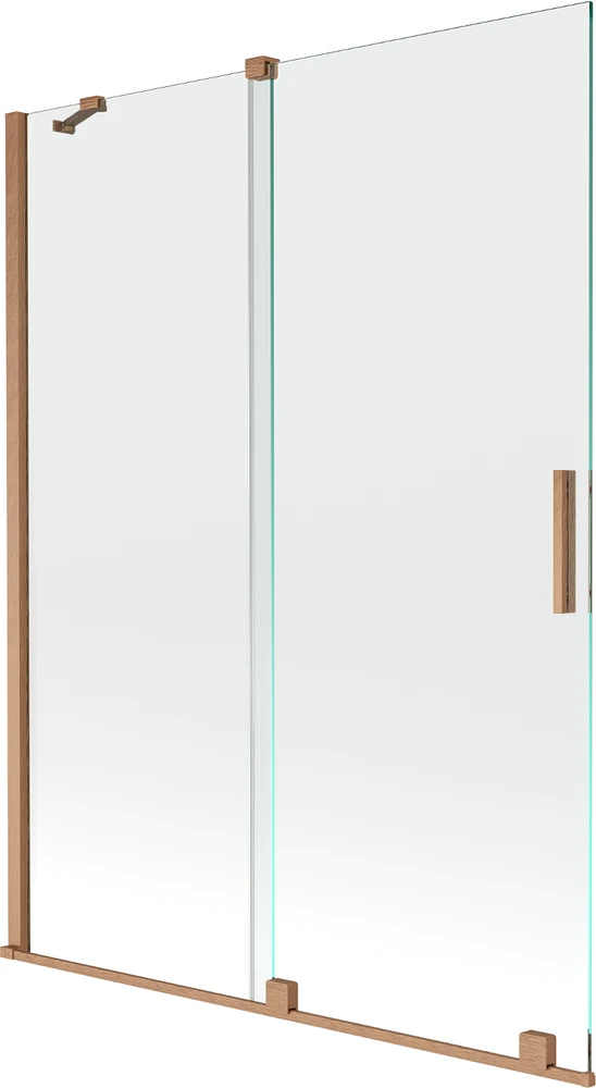 Vonios sienelė Mexen Velar II, Brushed copper, 130 x 150 cm