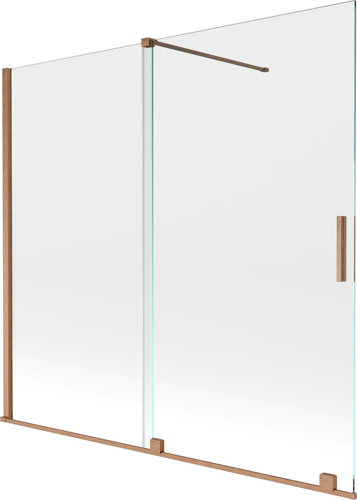 Vonios sienelė Mexen Velar II, Brushed copper, 170 x 150 cm
