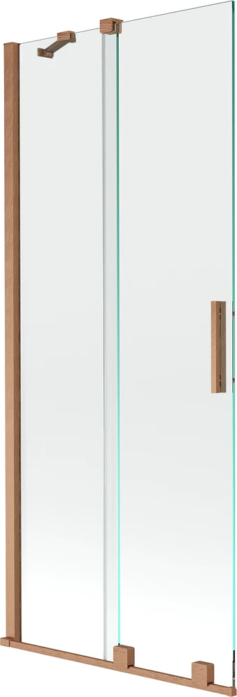 Vonios sienelė Mexen Velar II, Brushed copper, 80 x 150 cm