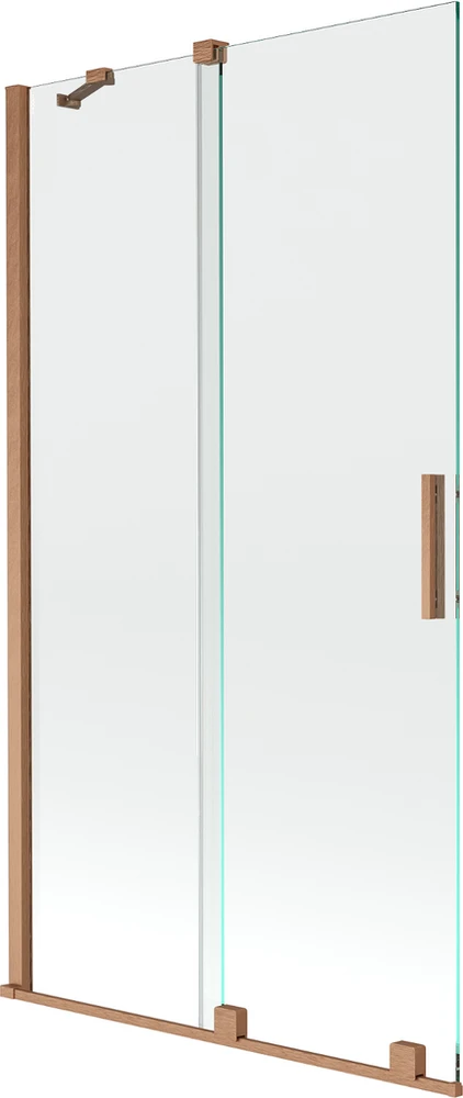 Vonios sienelė Mexen Velar II, Brushed copper, 100 x 150 cm