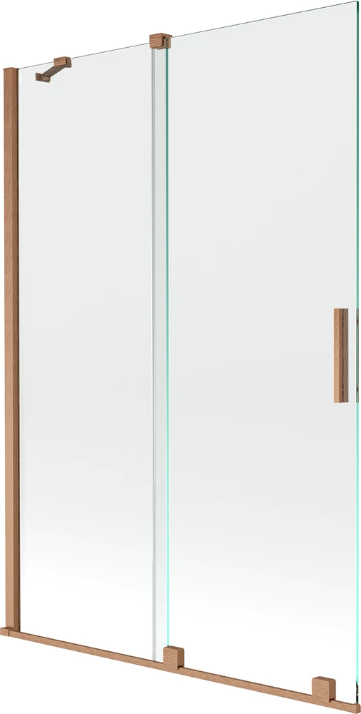 Vonios sienelė Mexen Velar II, Brushed copper, 120 x 150 cm
