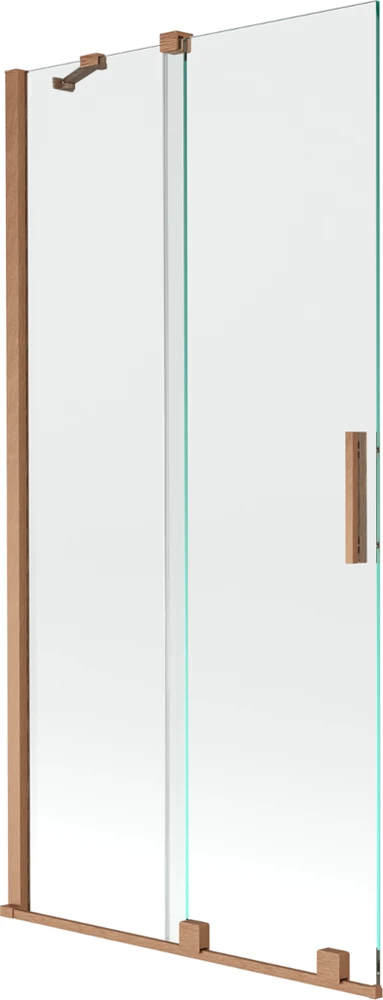 Vonios sienelė Mexen Velar II, Brushed copper, 90 x 150 cm