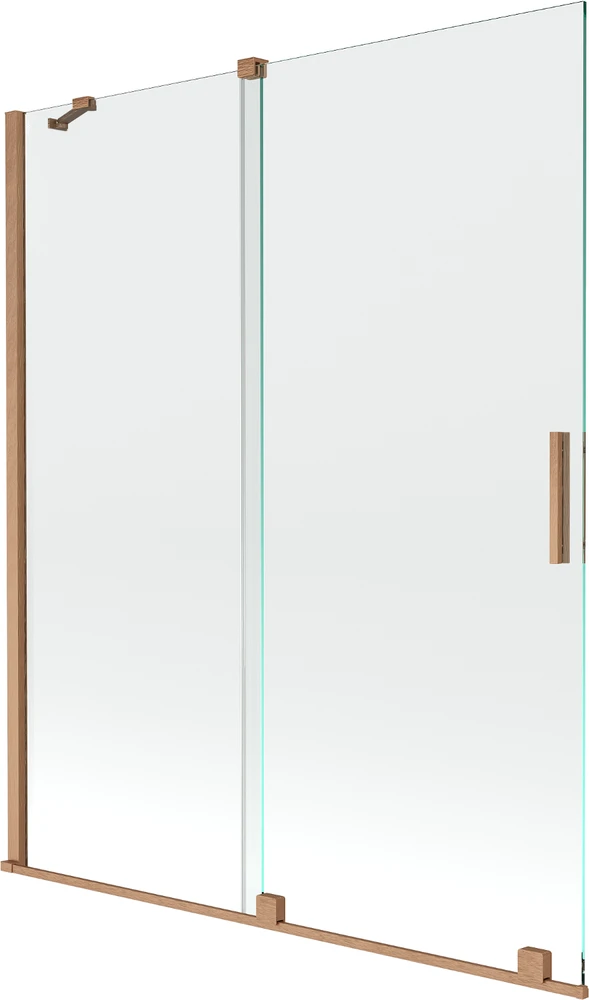 Vonios sienelė Mexen Velar II, Brushed copper, 140 x 150 cm