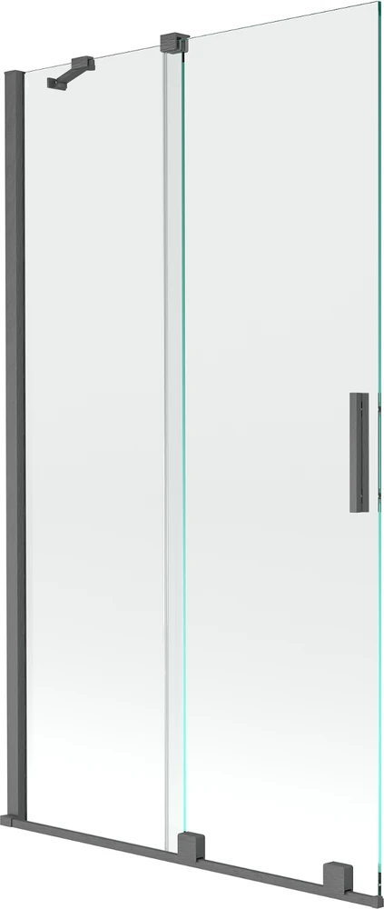 Vonios sienelė Mexen Velar II, Brushed gun pilka, 100 x 150 cm