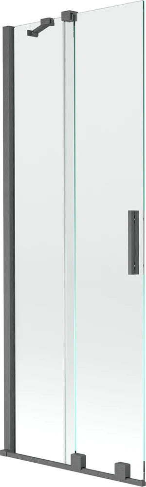Vonios sienelė Mexen Velar II, Brushed gun pilka, 75 x 150 cm