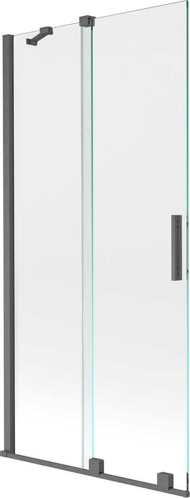 Vonios sienelė Mexen Velar II, Brushed gun pilka, 90 x 150 cm