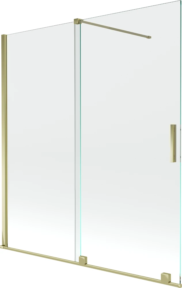 Vonios sienelė Mexen Velar II, Gold, 150 x 150 cm