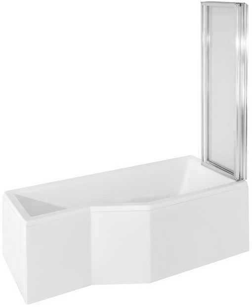 Vonios stiklo sienelė Besco Ambition Premium 3, 130x140 cm