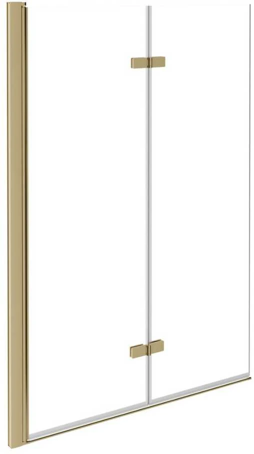 Vonios stiklo sienelė Besco Lumix Gold, 100 x 145 cm