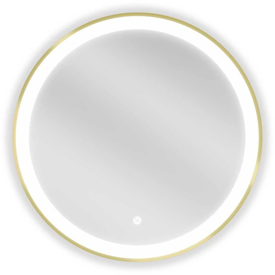 Vonios veidrodis Mexen Esso Gold su LED apšvietimu ir apsauga nuo rasojimo, 60 cm