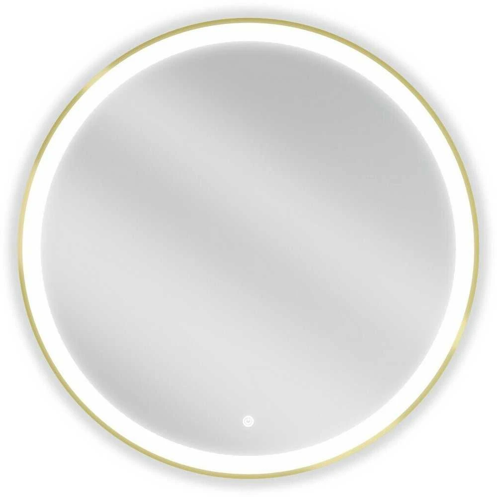 Vonios veidrodis Mexen Esso Gold su LED apšvietimu ir apsauga nuo rasojimo, 80 cm
