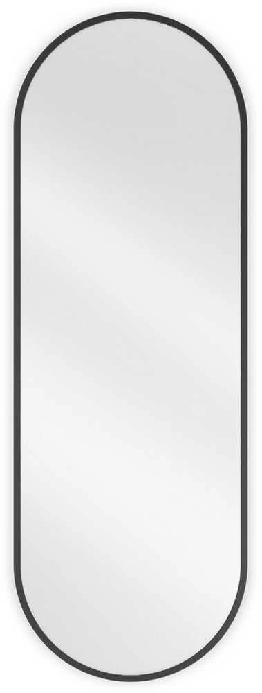 Vonios veidrodis Mexen Loft Oval, 100 x 35 cm, Juodas