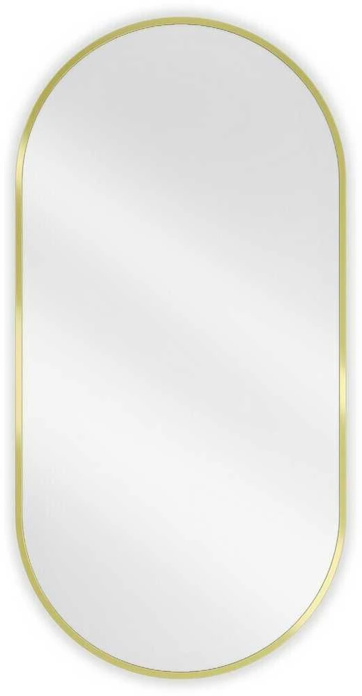 Vonios veidrodis Mexen Loft Oval, 100 x 50 cm, Gold