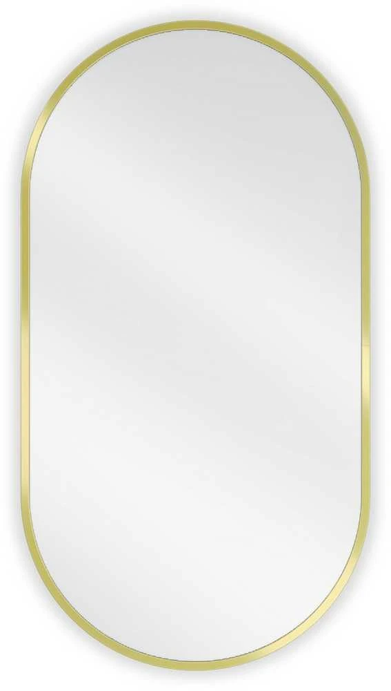 Vonios veidrodis Mexen Loft Oval, 75 x 40 cm, Gold