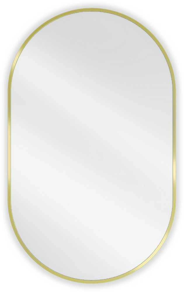 Vonios veidrodis Mexen Loft Oval, 90 x 55 cm, Gold