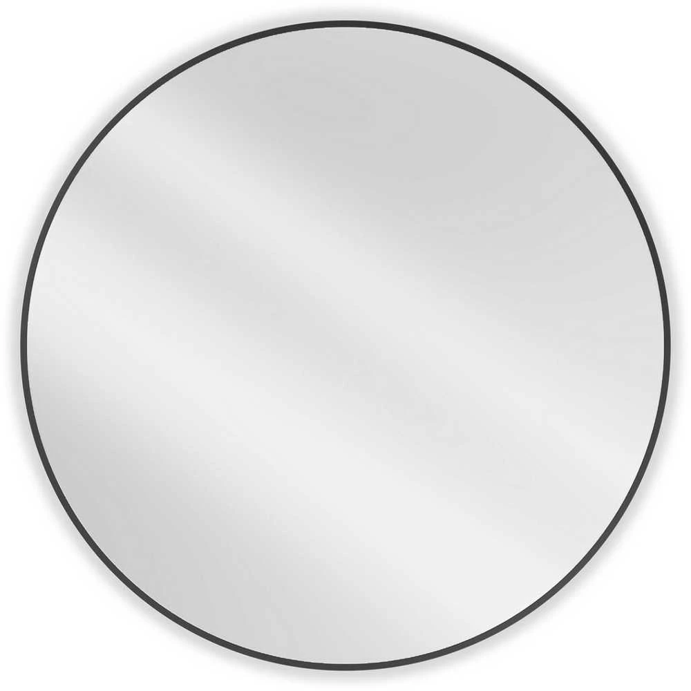 Vonios veidrodis Mexen Loft Round, 100 cm, Juodas
