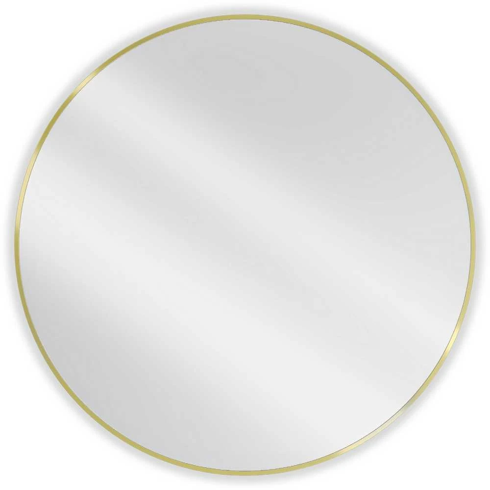 Vonios veidrodis Mexen Loft Round, 100 cm, Gold