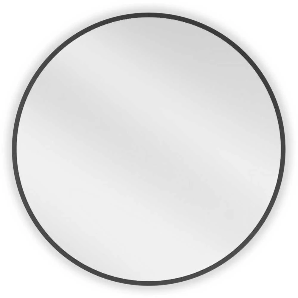 Vonios veidrodis Mexen Loft Round, 65 cm, Juodas