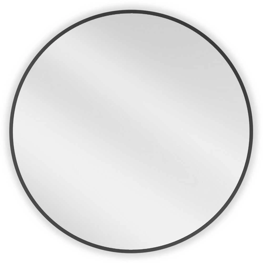Vonios veidrodis Mexen Loft Round, 70 cm, Juodas