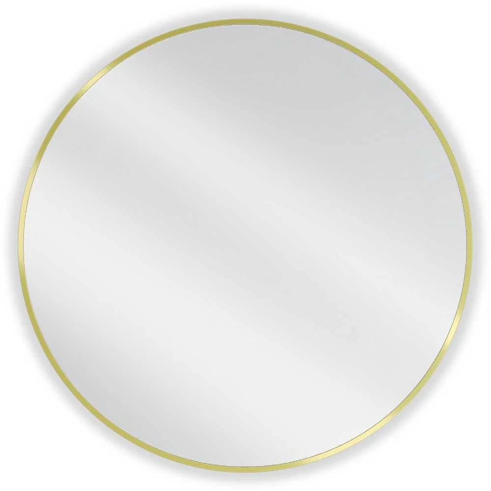 Vonios veidrodis Mexen Loft Round, 80 cm, Gold